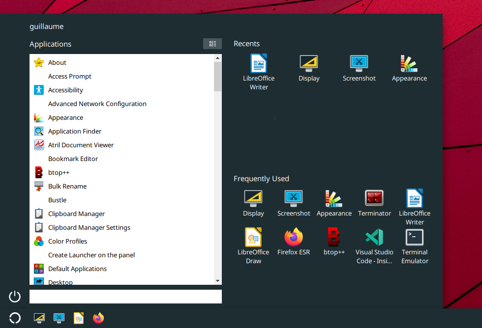 Taskbar Taskbar